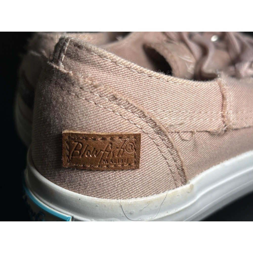 Blowfish Malibu Women's 7.5 Canvas Sneakers Casual Comfort Shoes Mauve Pink - Picture 4 of 5